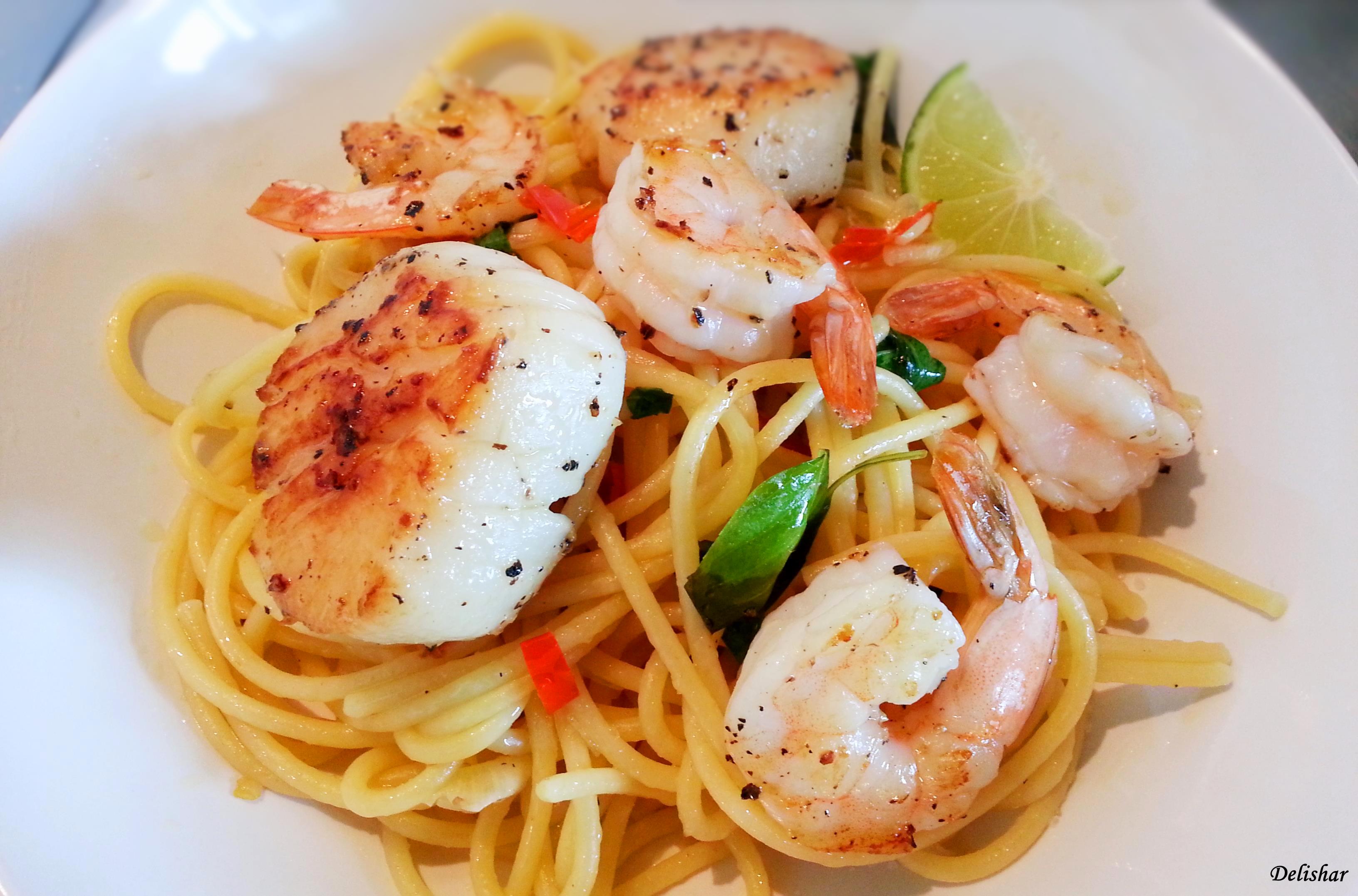 Recipe olio seafood aglio Cara Bikin