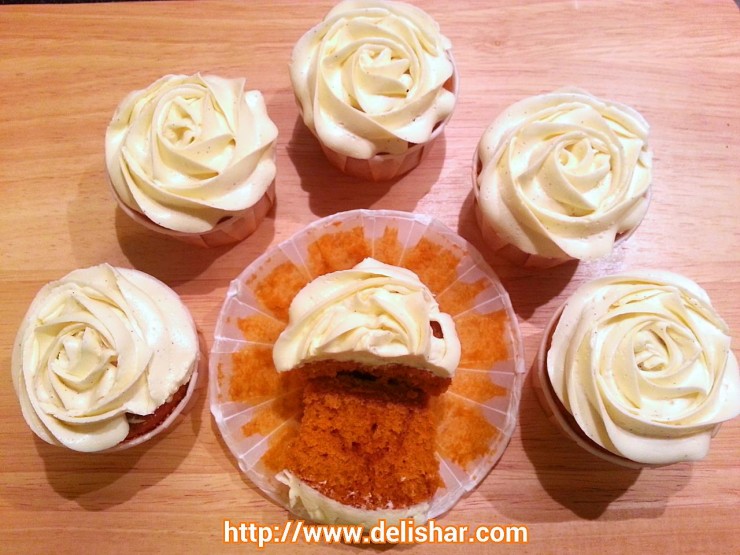 Thai Tea Cupcake 2