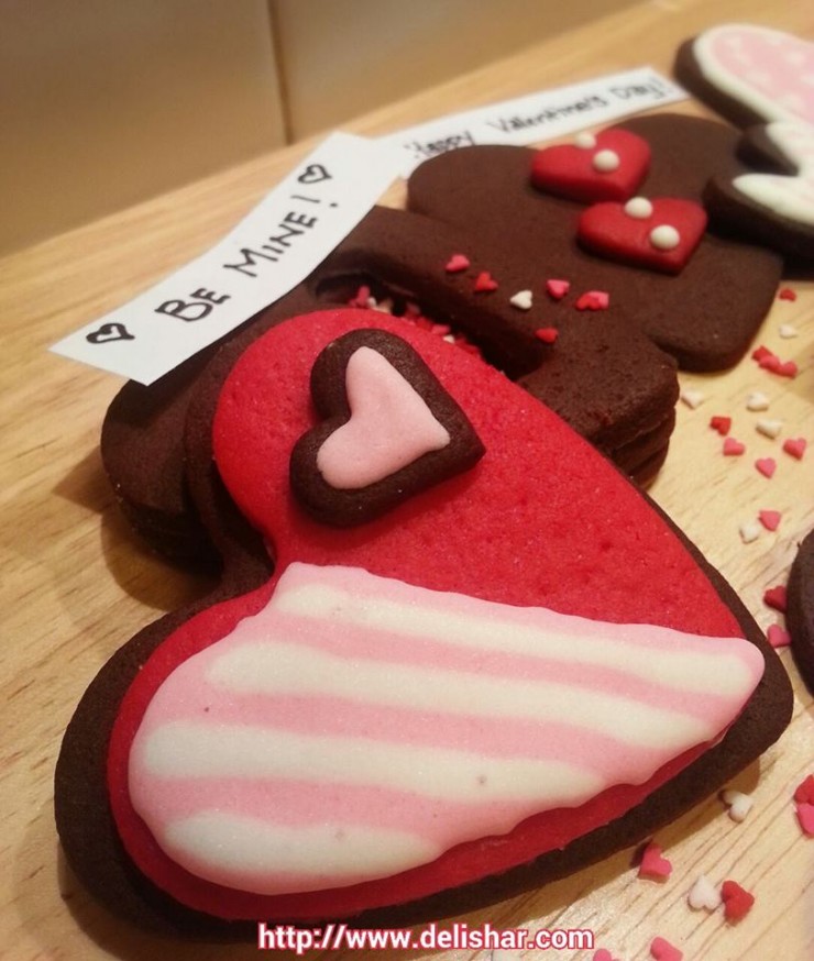 heart box cake