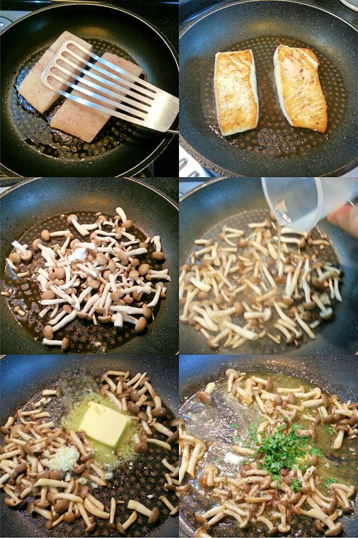 halibut-yuzu-mushroom-butter-sauce-process1