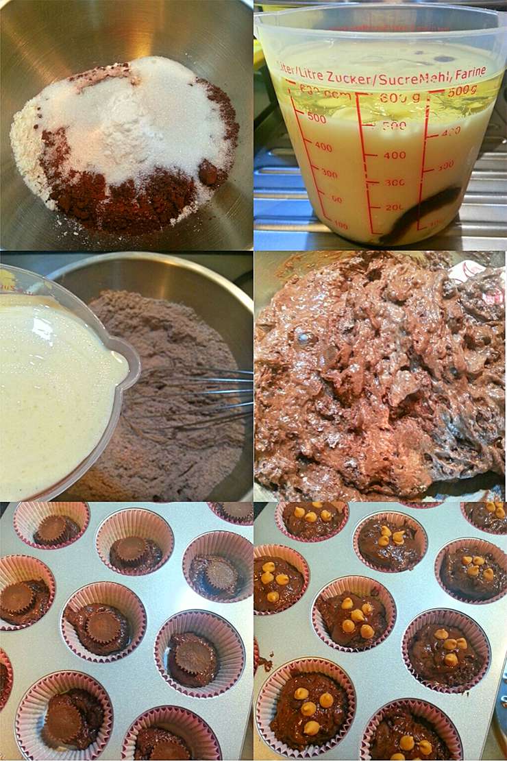 reeses-stuffed-choc-muffins-process