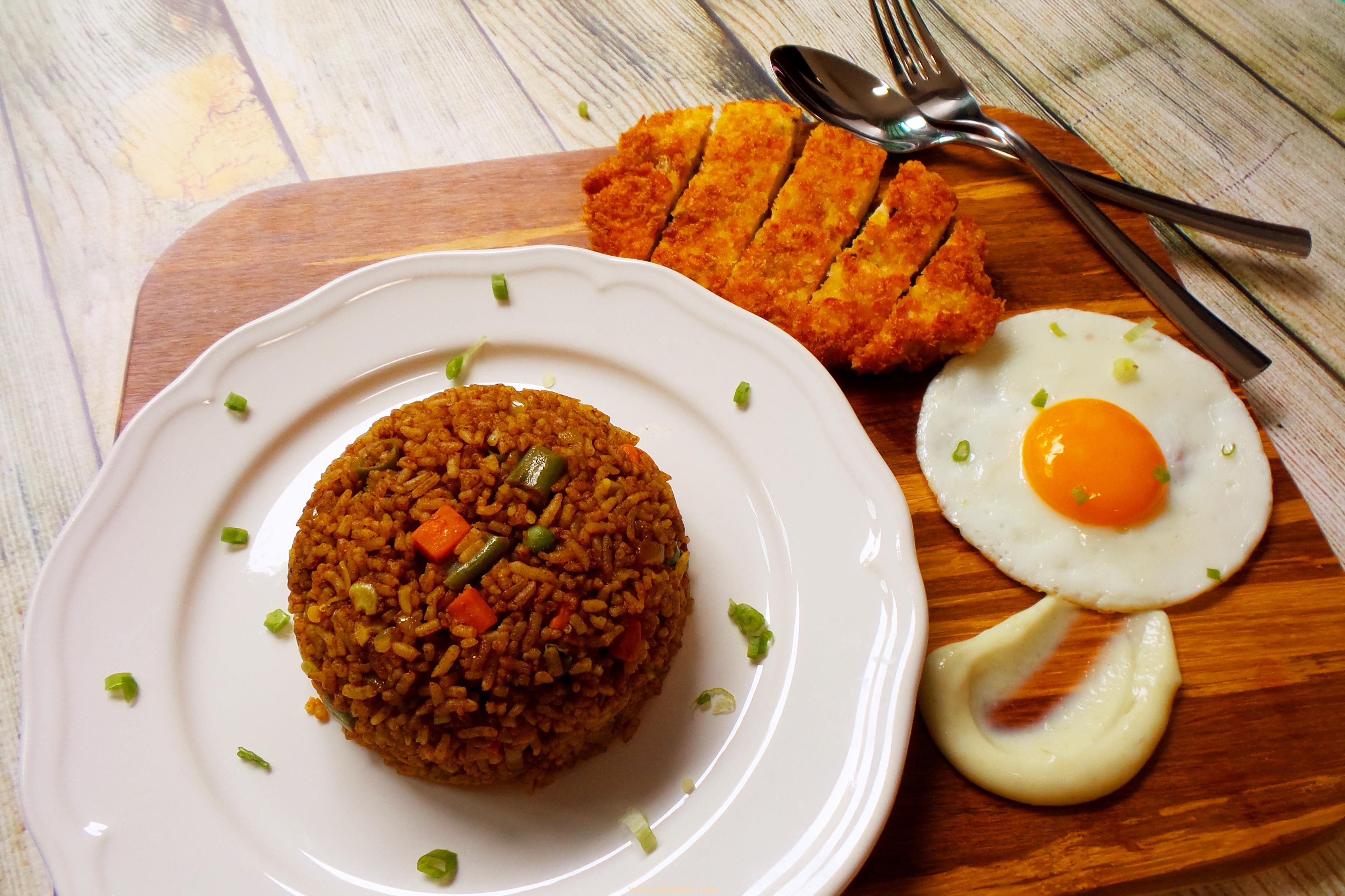 Curry Katsu Fried Rice 2 – Delishar | Singapore Cooking, Recipe, And ...