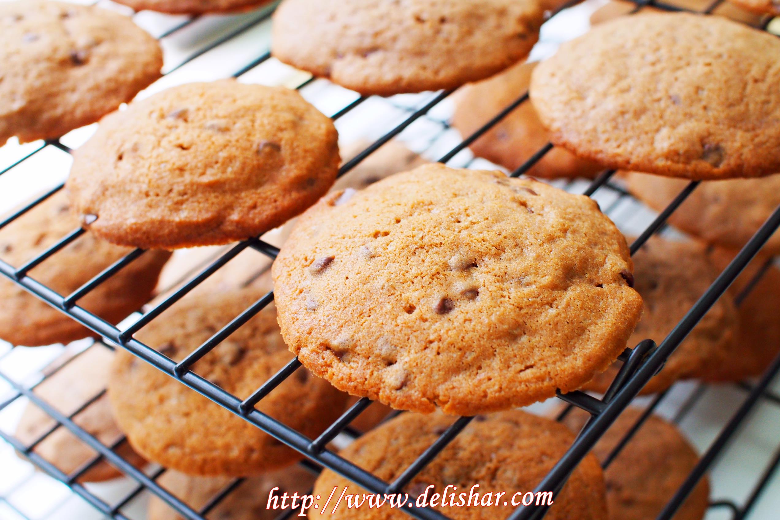 Chocolate Chips Milo Cookies Delishar Singapore Cooking Recipe 