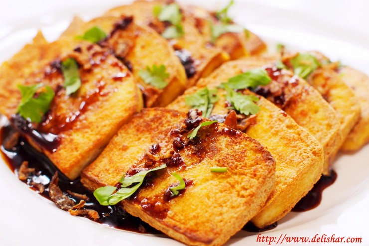 Crispy Honey Soy Tofu - Delishar | Singapore Cooking, Recipe, and