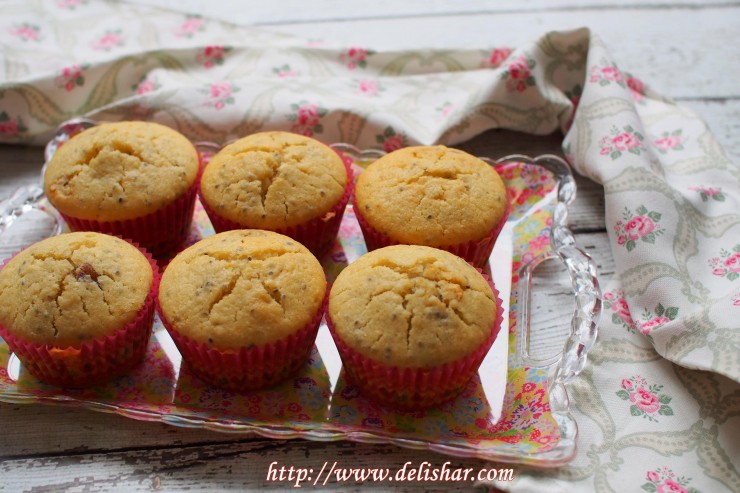 Jam Filled Chia Seed Muffins 9