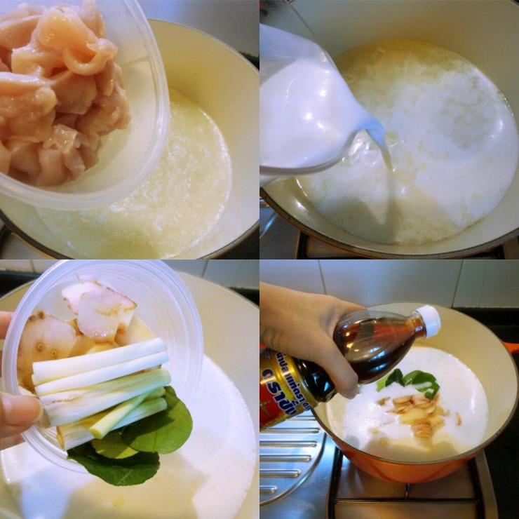 Tom Kha Gai process