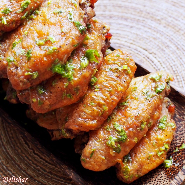 Lime Cilantro Wings ta