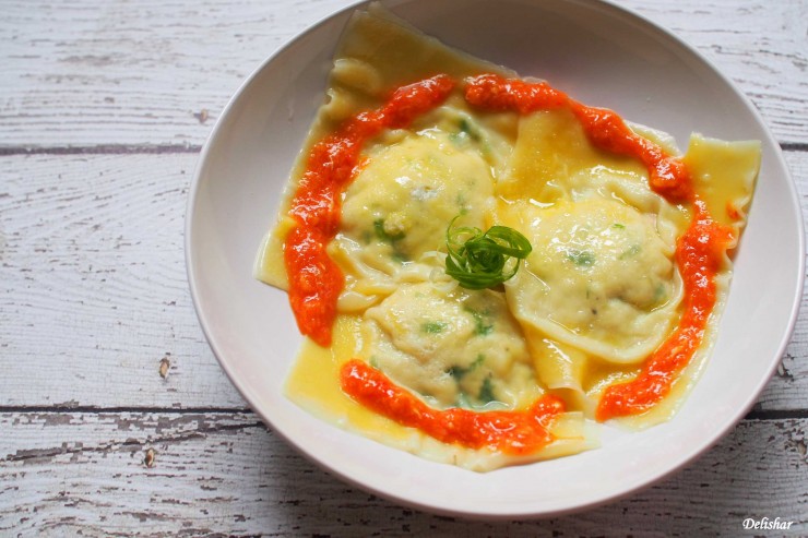 Crab ravioli 5