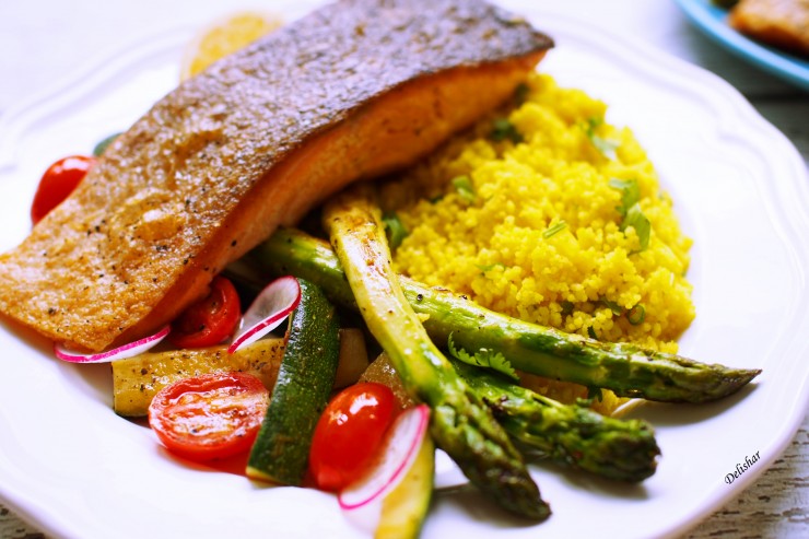 salmon with couscous 3