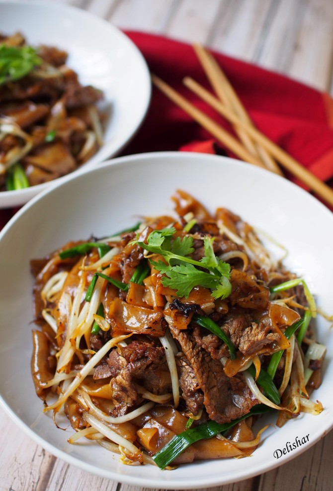 Dry Beef Hor Fun (干炒牛河) - Delishar | Singapore Cooking, Recipe, and ...