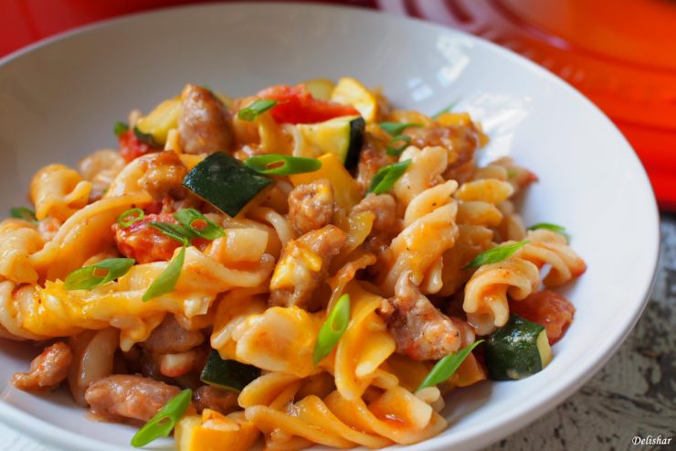 One Pot Sausage Fusilli