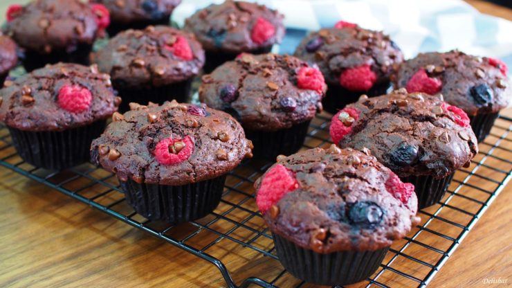 raspeberry-chocolate-muffins