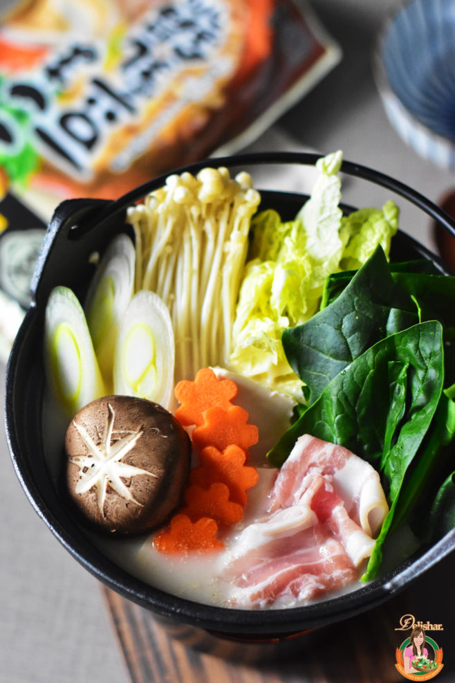 Japanese Soy Milk Hot Pot (Tonyu Nabe)