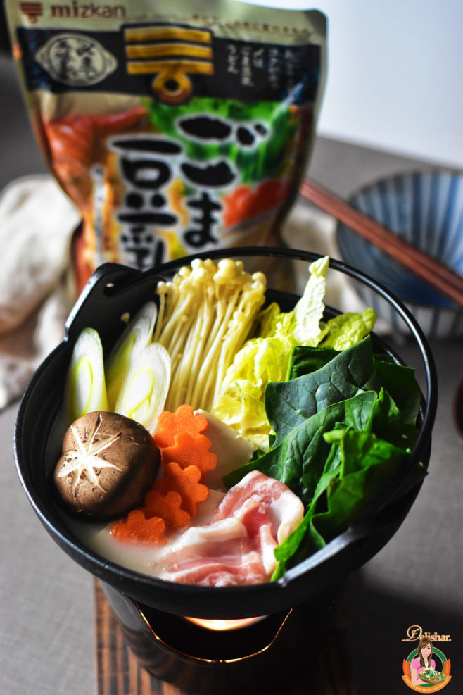 Japanese Soy Milk Hot Pot (Tonyu Nabe)