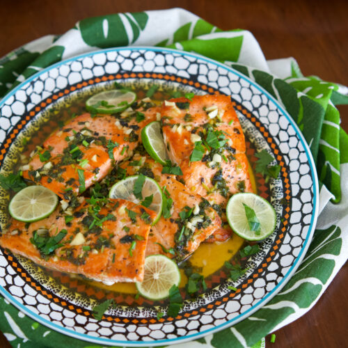 Lime Cilantro Salmon - Delishar | Singapore Cooking, Recipe, and ...