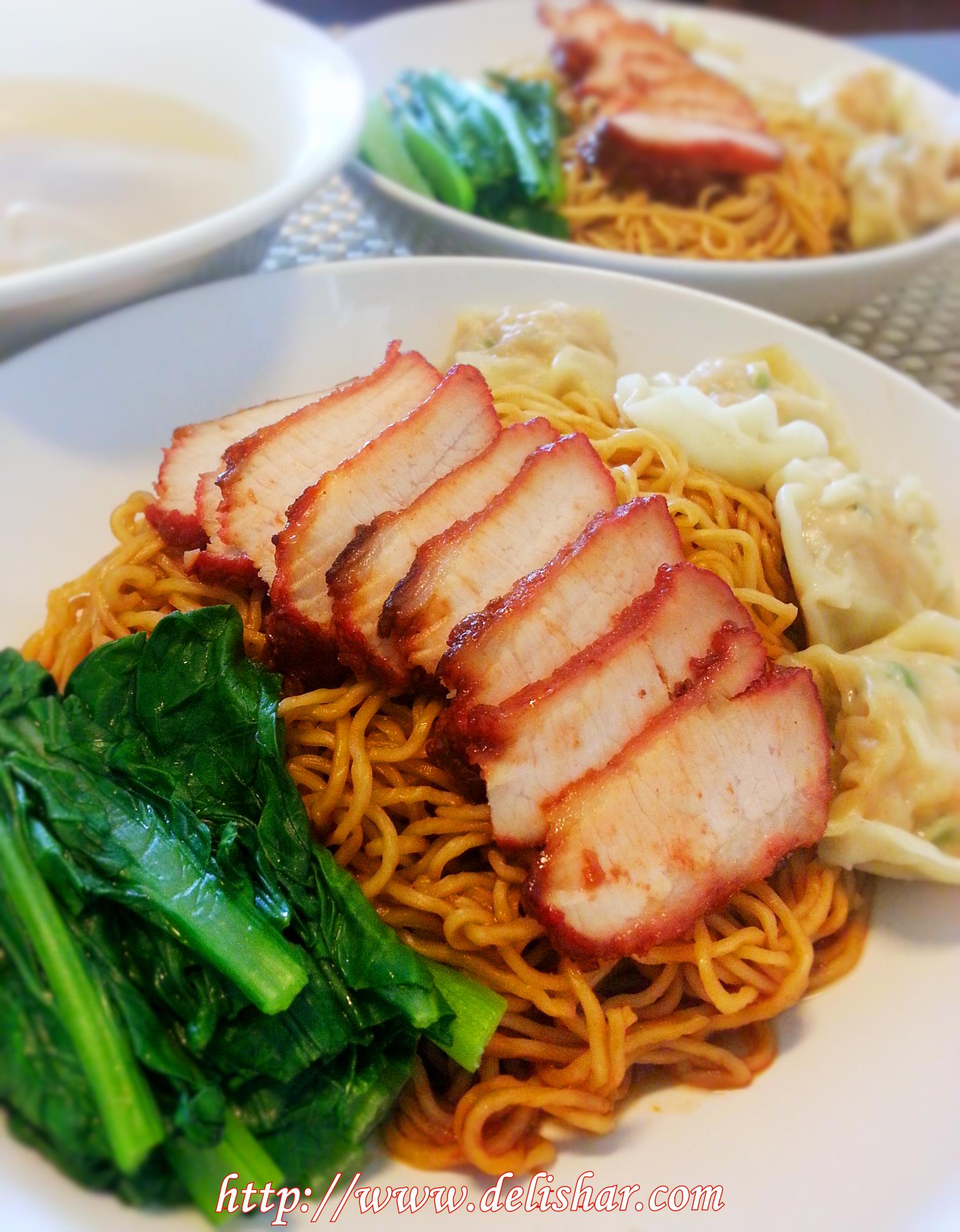 Char Siew Wanton Noodles - Delishar | Singapore Cooking, Recipe, and ...