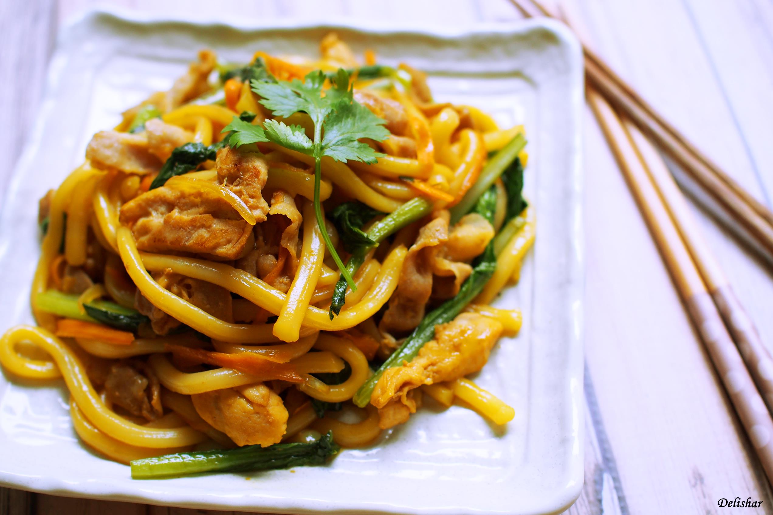 yaki udon 1 – Delishar | Singapore Cooking, Recipe, and Food Blog