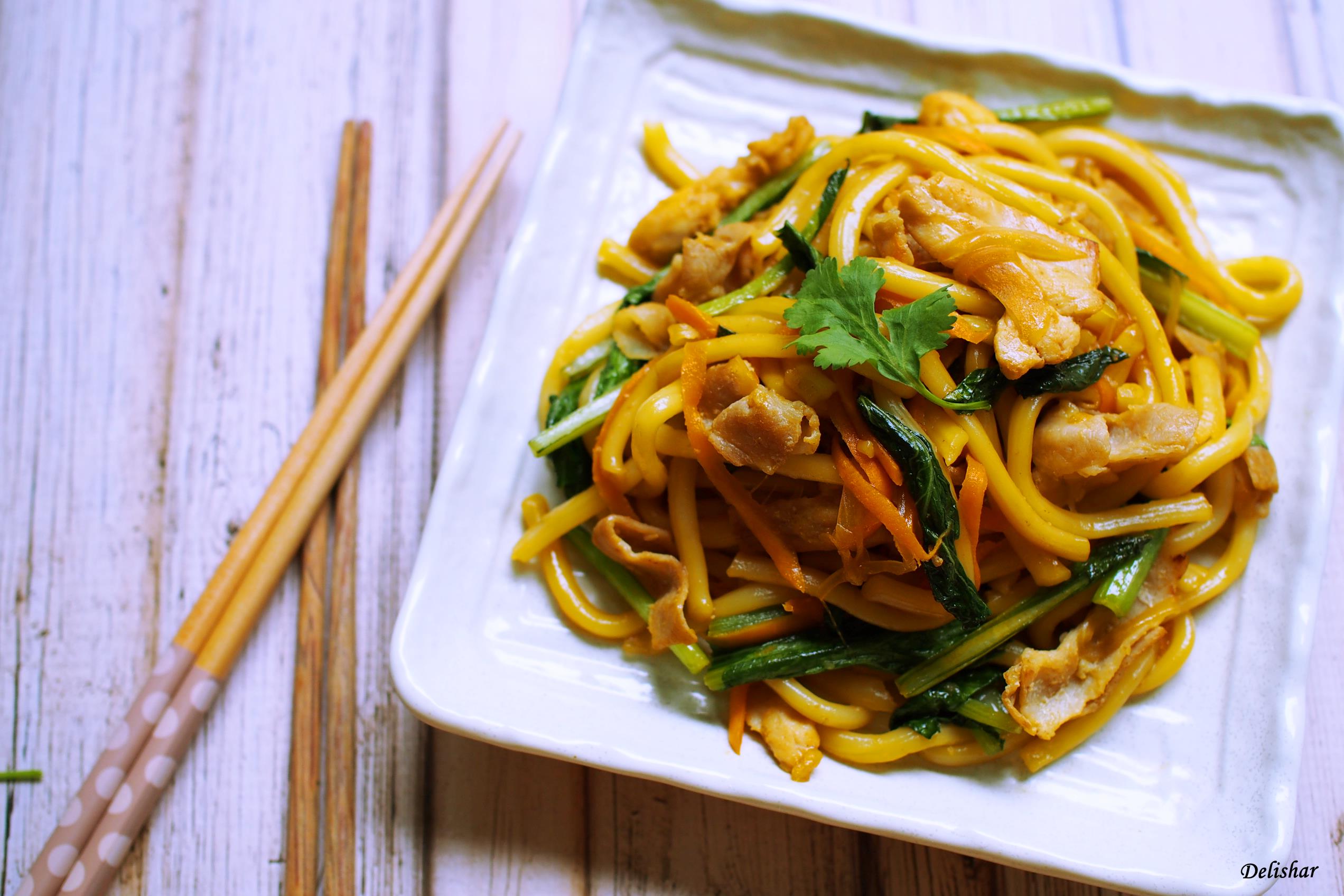 yaki udon – Delishar | Singapore Cooking, Recipe, and Food Blog