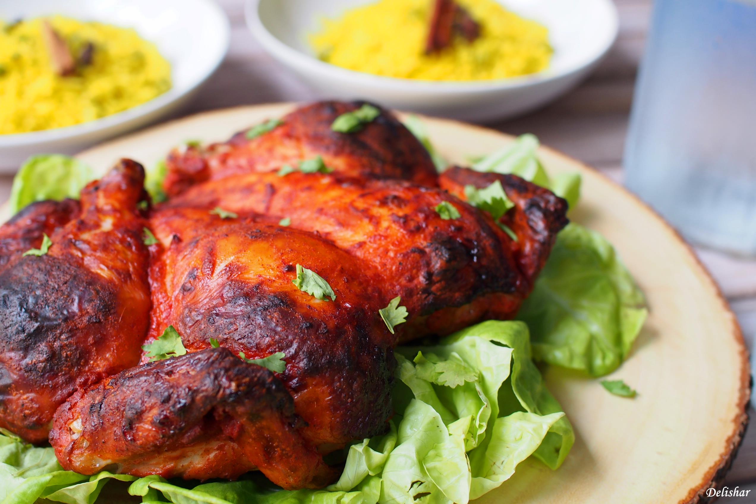 Tandoori Roasted Chicken Delishar Singapore Cooking Recipe And 