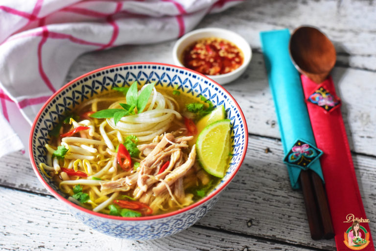 Faux Chicken Pho (Whole 30, Paleo) - Delishar | Singapore Cooking ...