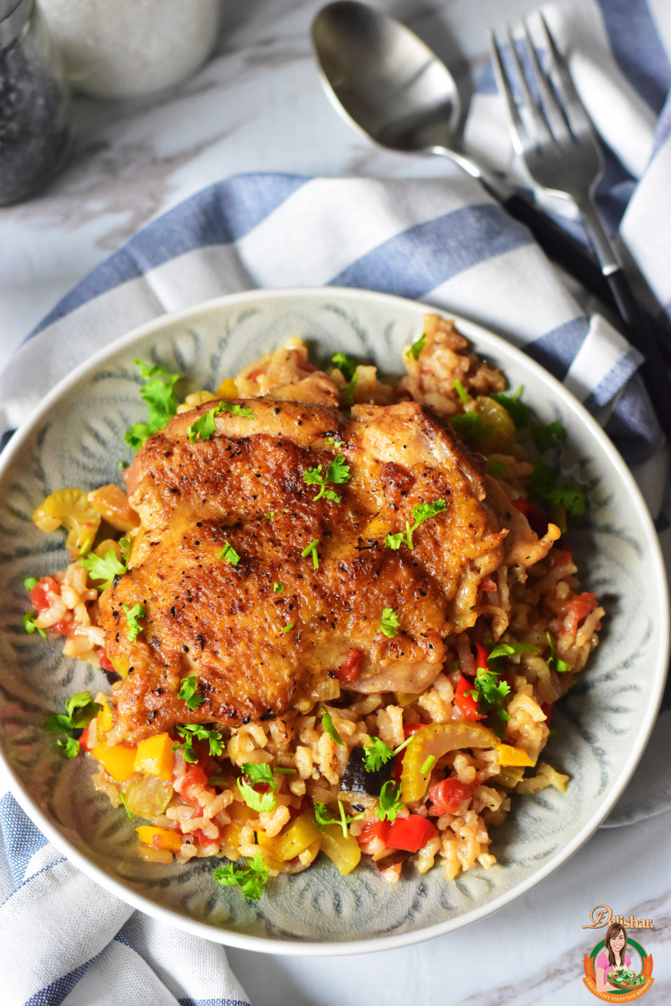 One Pot Chicken and Rice - Delishar | Singapore Cooking, Recipe, and